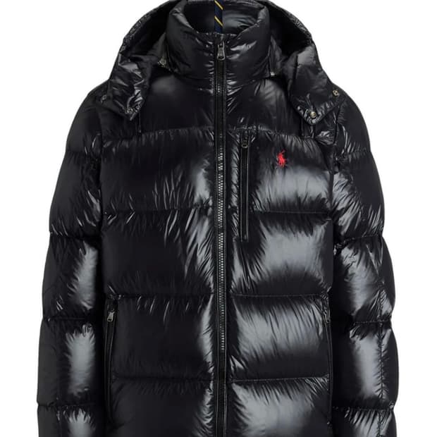 폴로 유광패딩 s