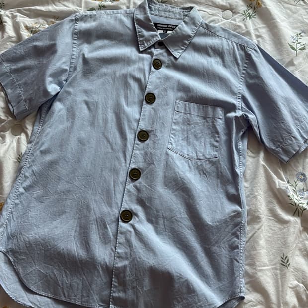 꼼데가르송 옴므 듀스 버튼 셔츠