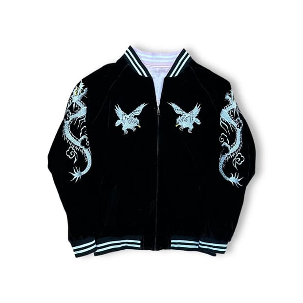 벨벳 리버시블 스카잔