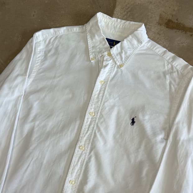 M 폴로랄프로렌 클래식핏 화이트 셔츠 