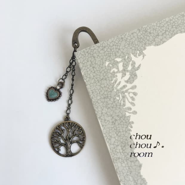 메탈 펜던트 책갈피 ⊰tree of life⊱ bookmark