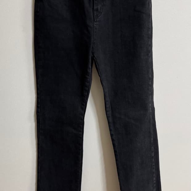 흑청 트임 바지