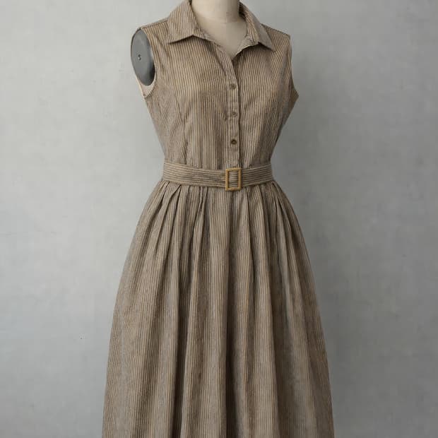 Japanese Vintage Belt Dress