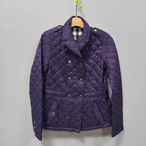 버버리 키즈 퍼플 퀼팅 자켓 12y