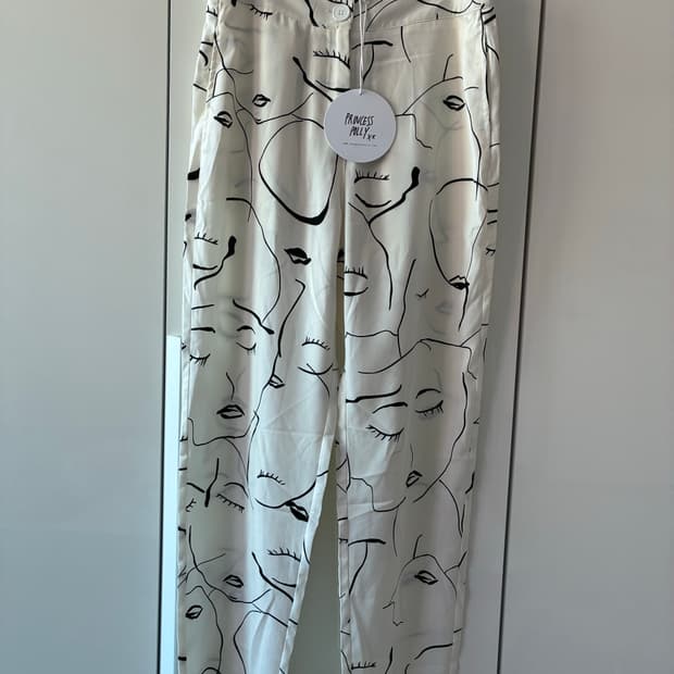 [프린세스폴리] Zavia Pants 페이스 프린트 새제품 택 있음