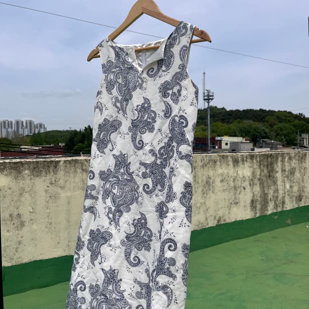 Ballsey Paisley Print midi dress