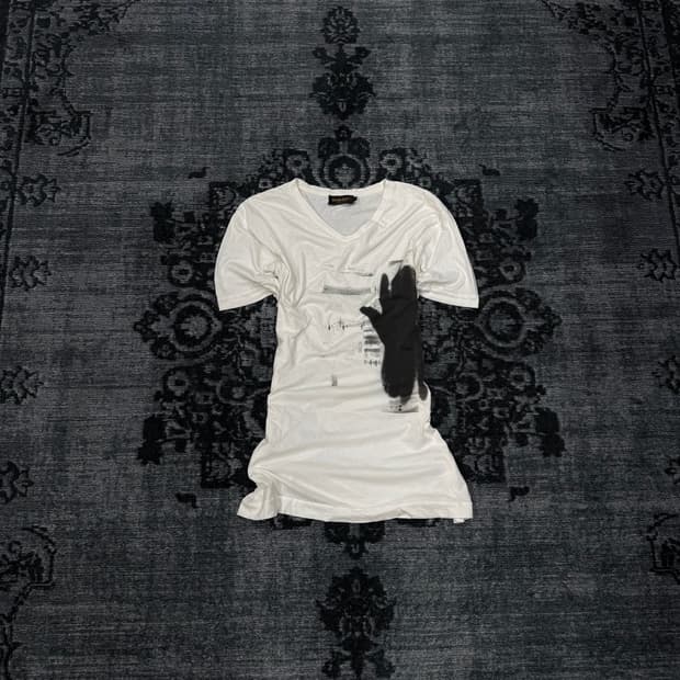 Diesel black gold archive printing top 
