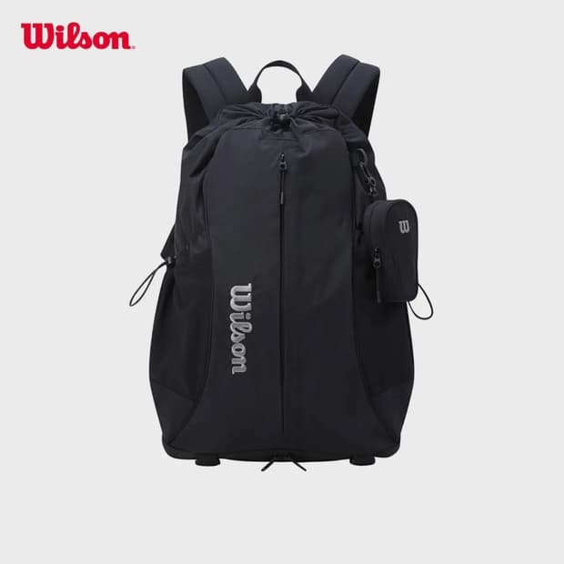 윌슨 wilson 드로으스트링 V2 테니스백팩 블랙