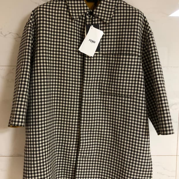 펜디 체크 자켓