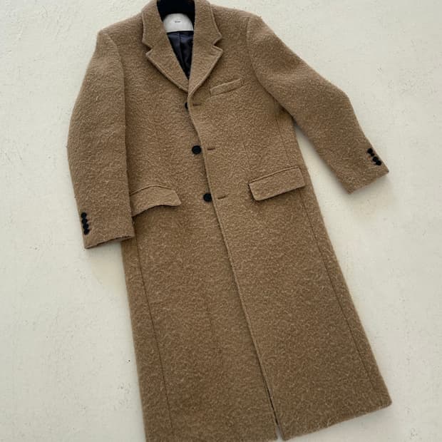 던스트 부클 롱코트