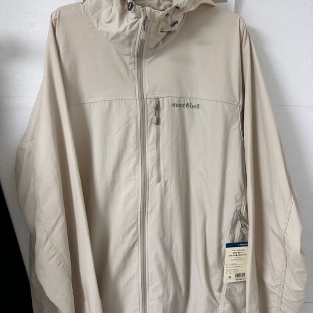[XL] 몽벨 바람막이 아이보리