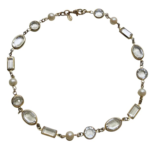 [RARE] MONET 크리스탈 초커