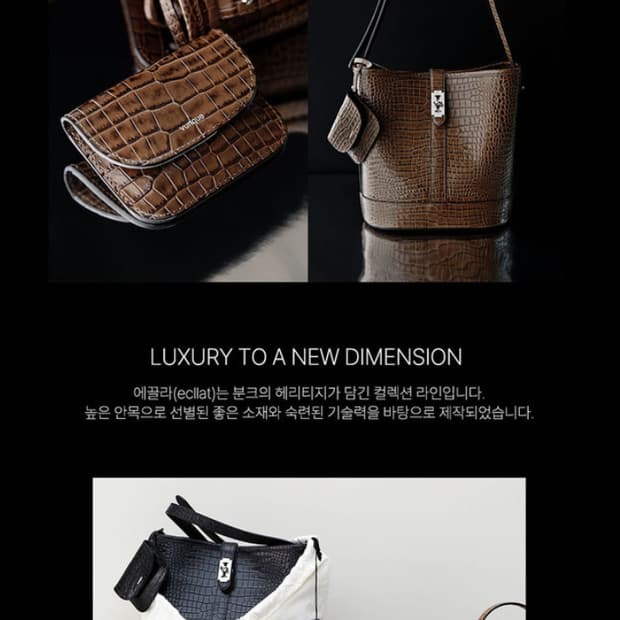 분크 에끌라 페스토네바스켓M 백