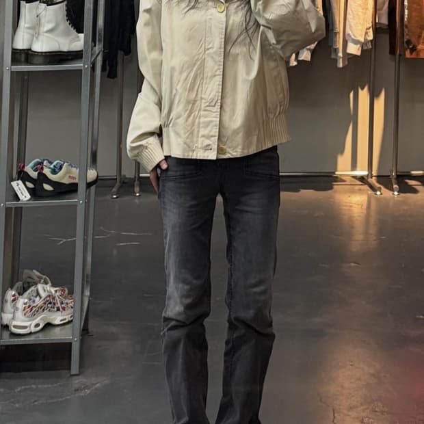 베르사체 코튼 블루종 자켓 A3459