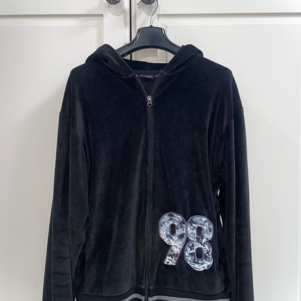 아캄 98 patch 벨루어 후드집업 (2)