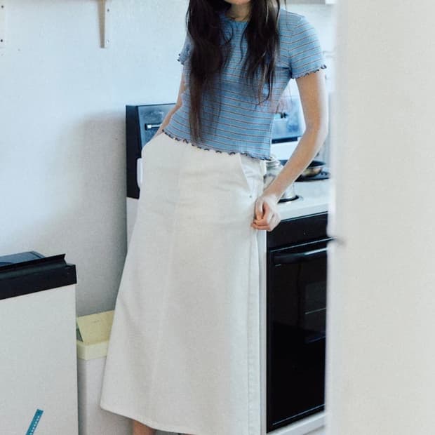 디애퍼처 티모시 스트라이프 티셔츠 (새상품)