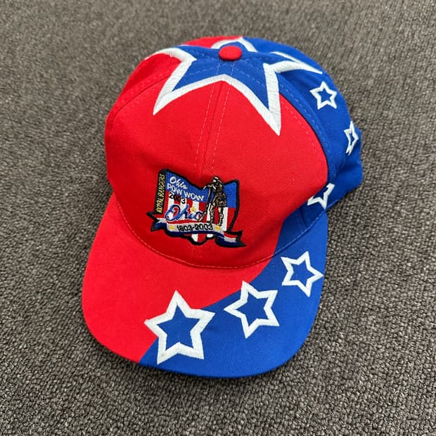 빈티지 Ohio Pow Wow 2003 기념 자수 볼캡