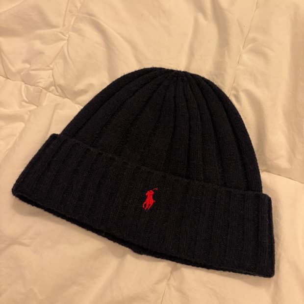 폴로 랄프로렌 네이비 비니