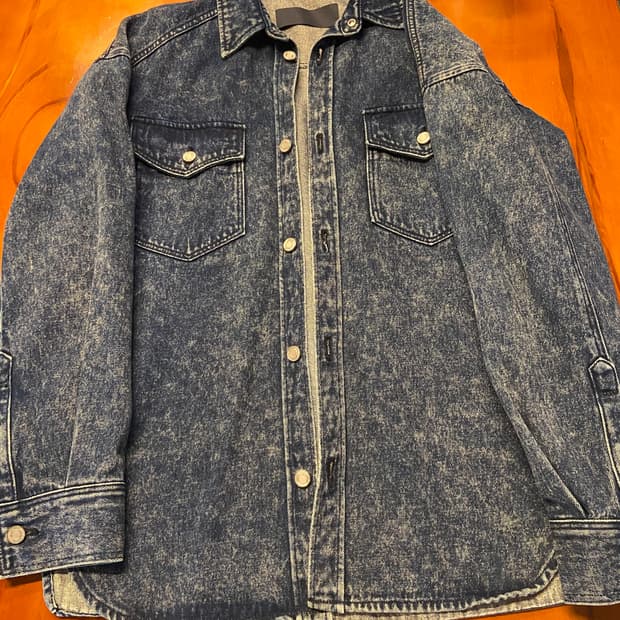 준지 데님 오버셔츠 사이즈 44