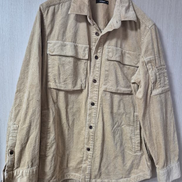 알레그리 코듀로이 셔켓 캐시미어 셔츠 자켓 M