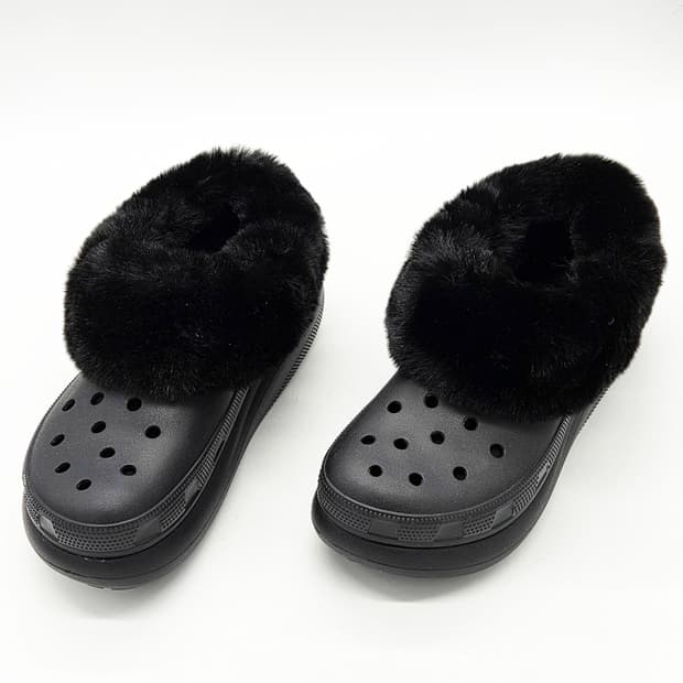 크록스 퍼에버 크러쉬 블랙 (M4 W6)