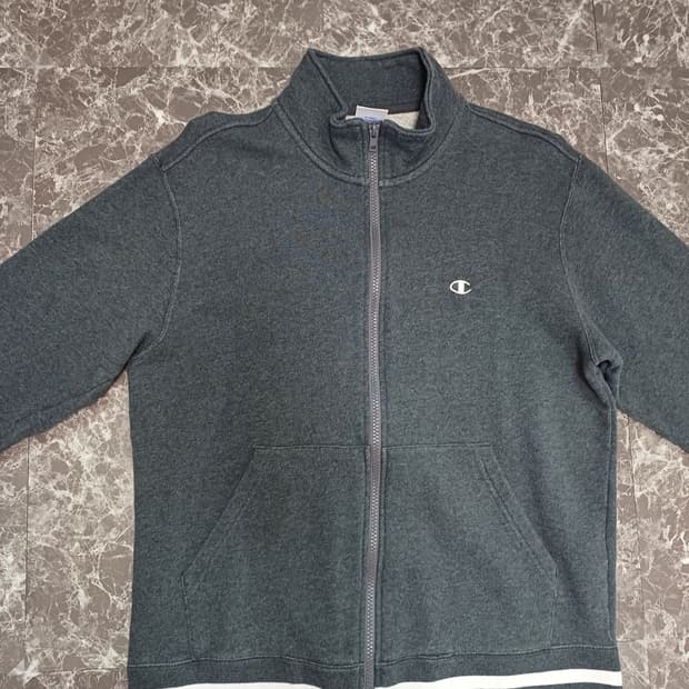 챔피온 차콜그레이 풀집업 L