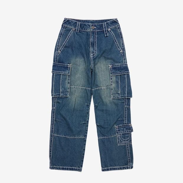 트루릴리젼 sof denim pants_raw indigo