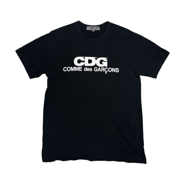 [정품] 꼼데가르송 CDG 로고 반팔티 XL