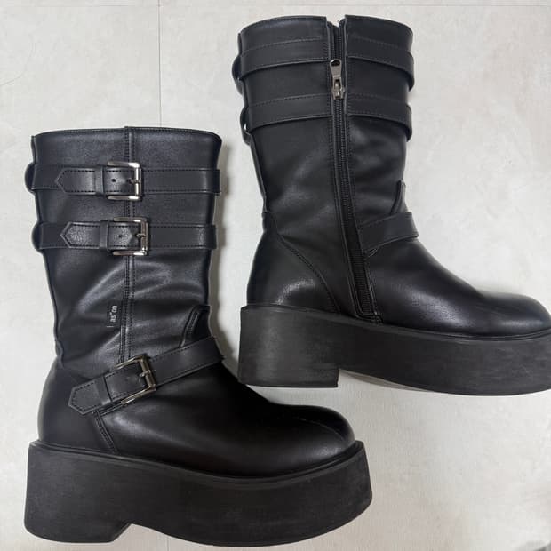 애즈온 마야부츠 미디 블랙