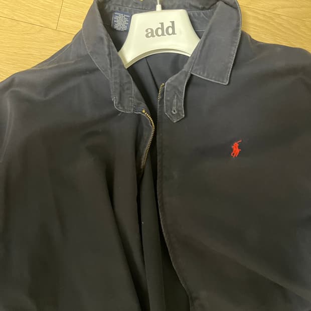 폴로 블루종 자켓 xl 네이비