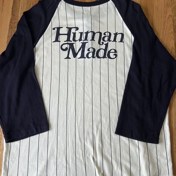 휴먼 메이드 X 걸스 돈 크라이 GDC 베이스볼 3/4 티셔츠