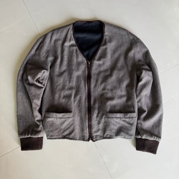 90s agnes b homme harringbone jacket