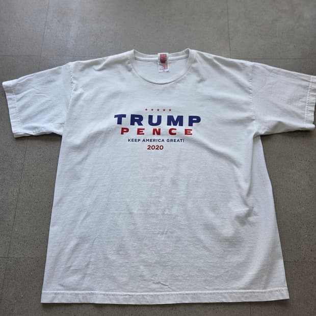 (전공정USA) TRUMP PENCE 2020 캠페인 티 