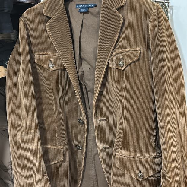 Ralph Lauren Equestrian Corduroy Blazer 