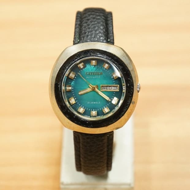 70s 시티즌 ufo 프레임 오토매틱 시계