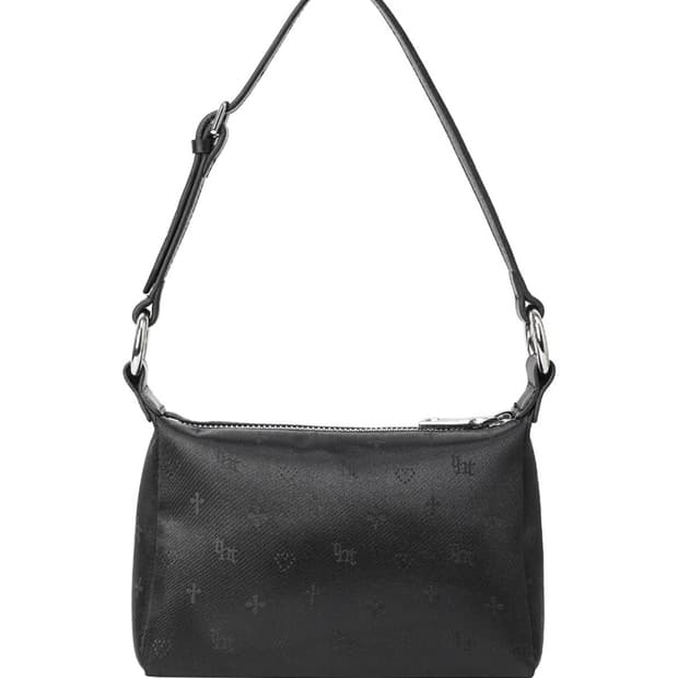 쓰리타임즈 자카드미니백 블랙 판매해요