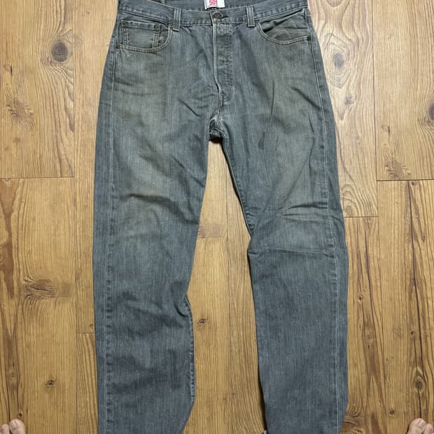 리바이스501 그레이진 36x34