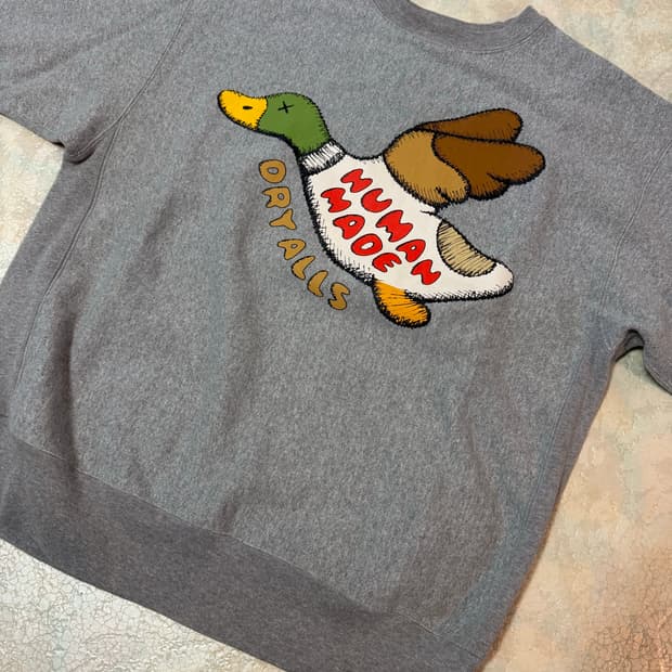 [2XL] 휴먼메이드 X 카우스 스웻셔츠 (맨투맨)