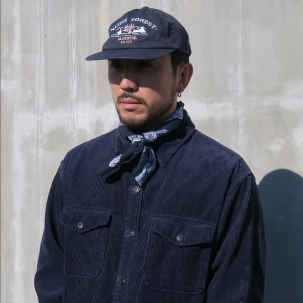 엔오르 캡모자 네이비 컬러