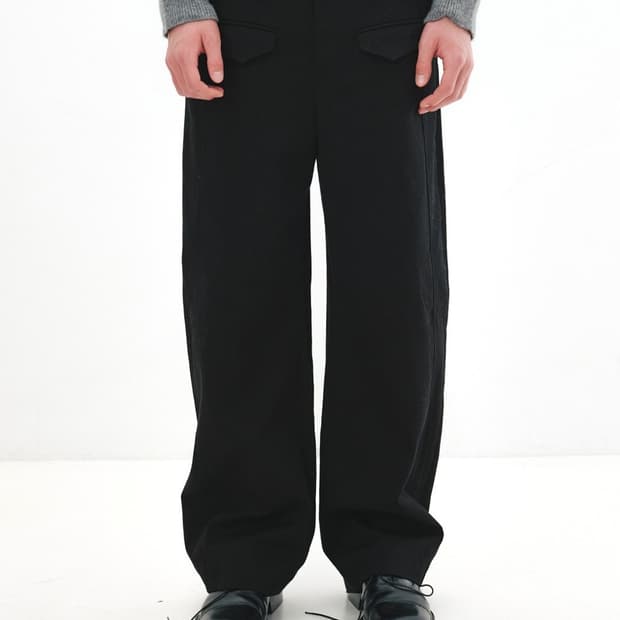 Aieul Curved Trousers_black 48