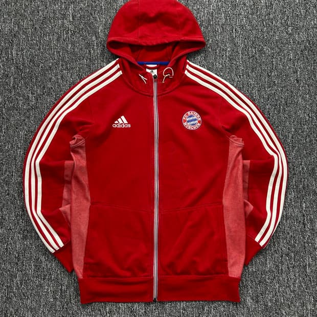 아디다스 13-14 바이에른 뮌헨 후드집업 M