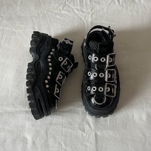 athena leather sandals