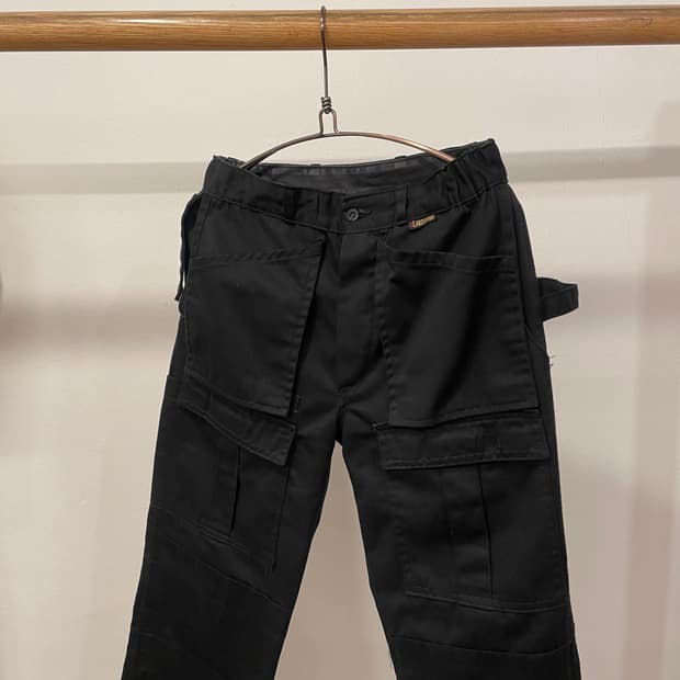 LE LABOUREUR WORK BLACK PANTS