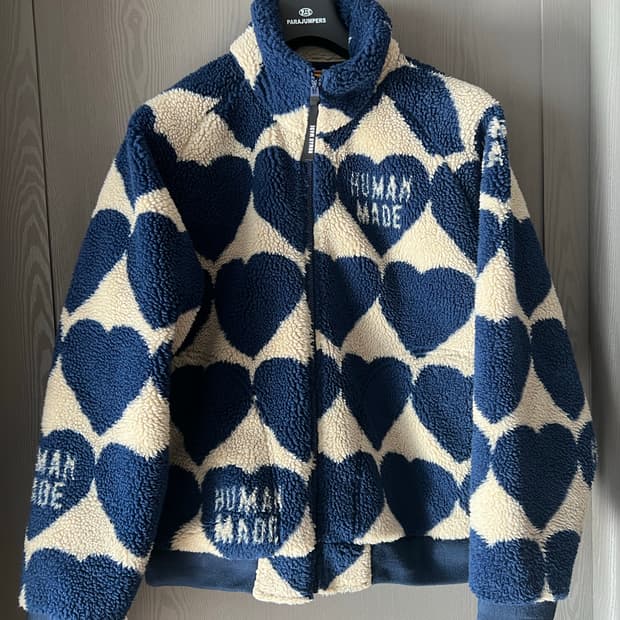 휴먼메이드 하트플리스 블루 xl