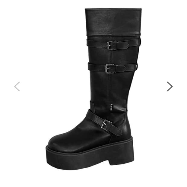 MAYA LONG BUCKLE BOOTS