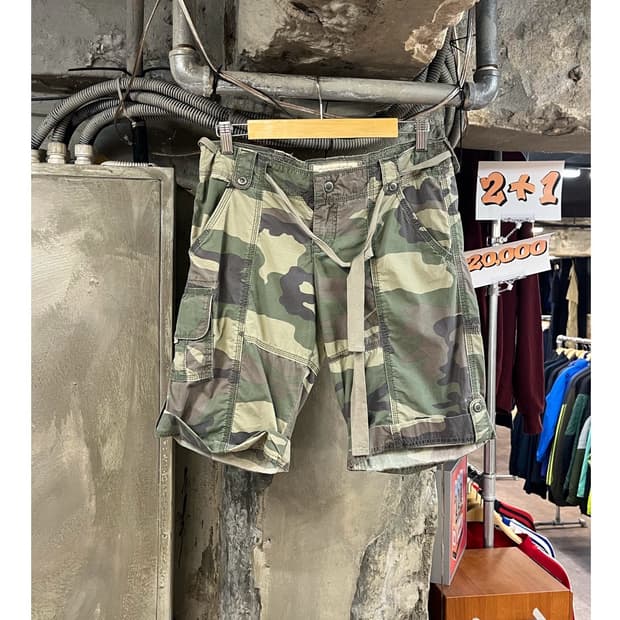 아베크롬비 카모 카고 하프 팬츠 #csz3472