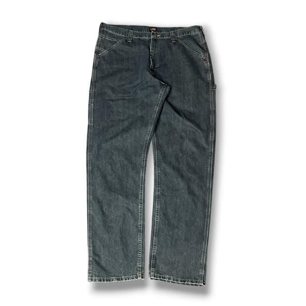 (38) lee 로고포인트 루즈핏 카펜더 팬츠