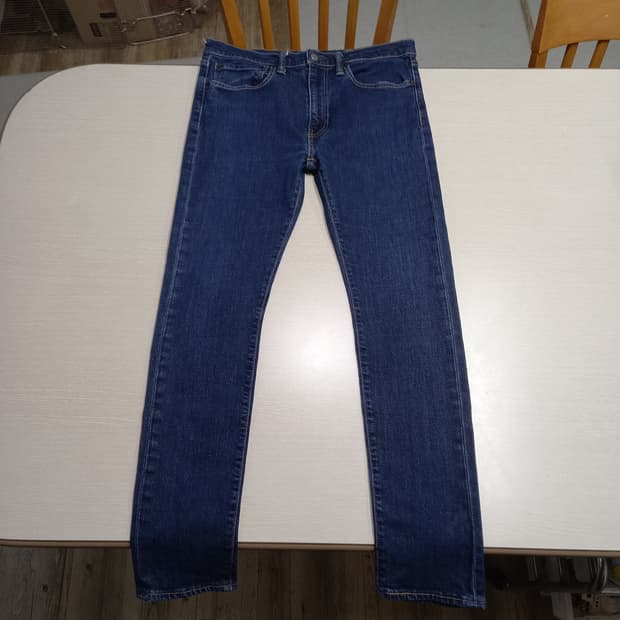 34 리바이스519 스판스키니 진청 34-588