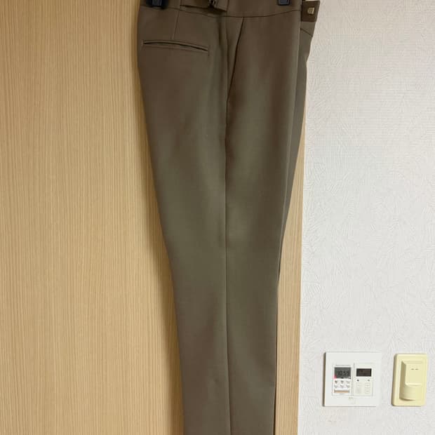 오라리(Auralee) 멜튼울 슬랙스 그레이 베이지 4