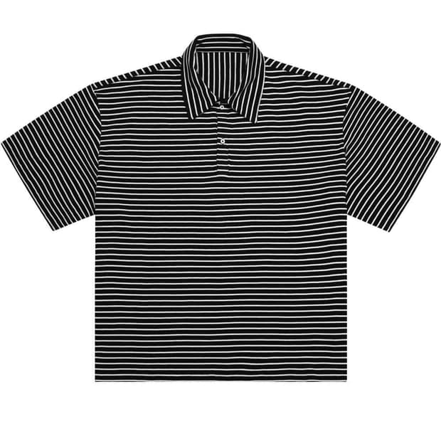 카미엔 / BLACK STRIPE POLO / OS
